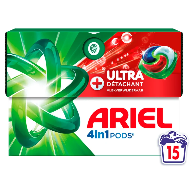 Ariel + Pods 4in1 ultra vlekverwijderaar