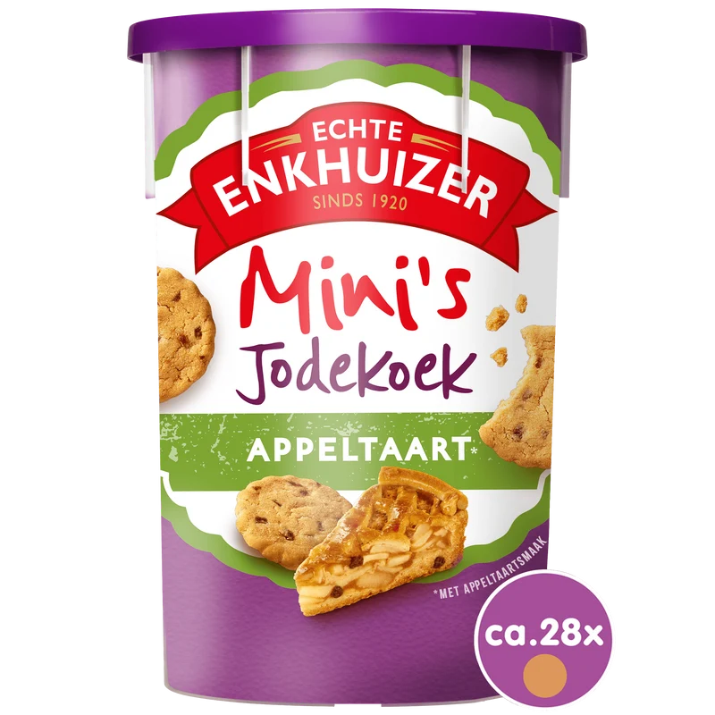 Echte Enkhuizer Jodekoeken mini's appeltaart