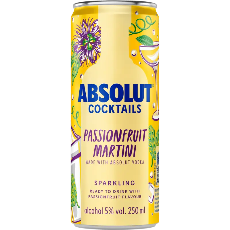 Absolut Passionfruit martini