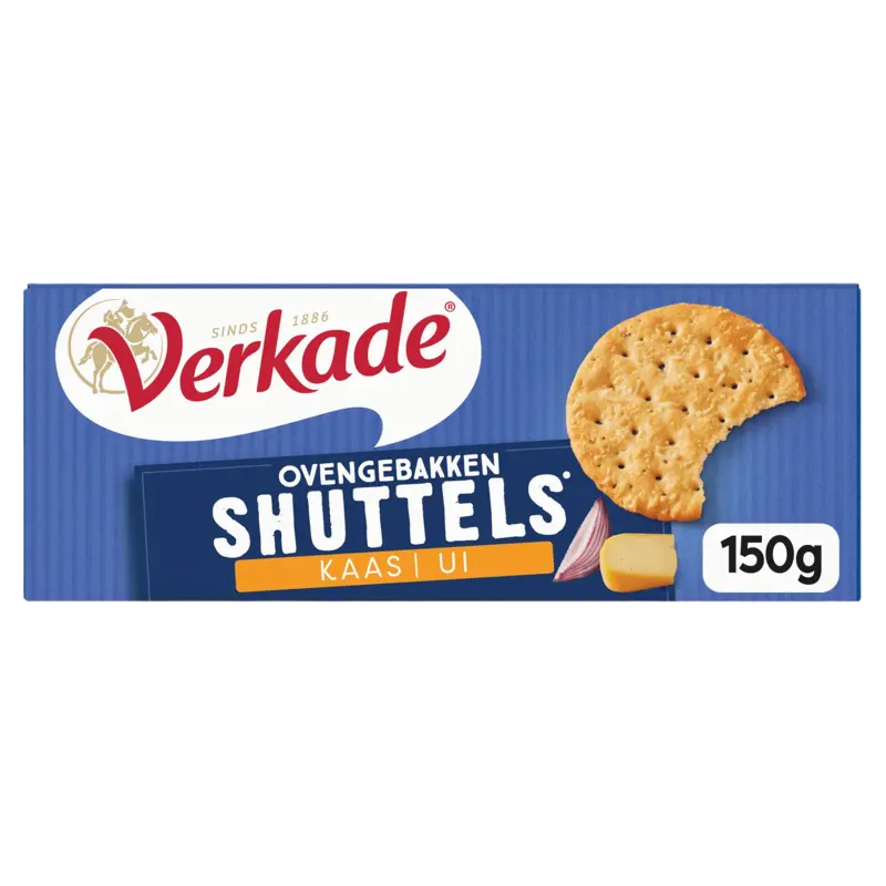 Verkade Ovengebakken shuttles kaas & ui