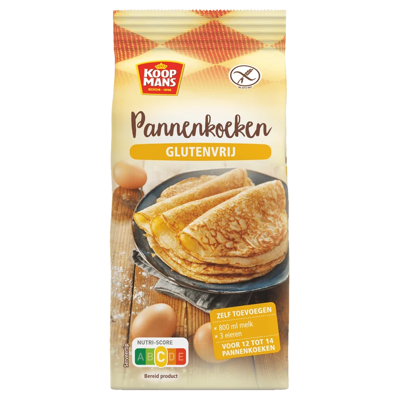 Koopmans pannenkoekenmix glutenvrij