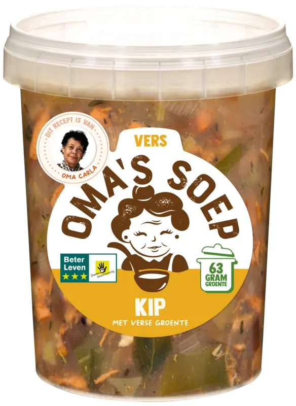 Oma's Kippensoep met verse groenten