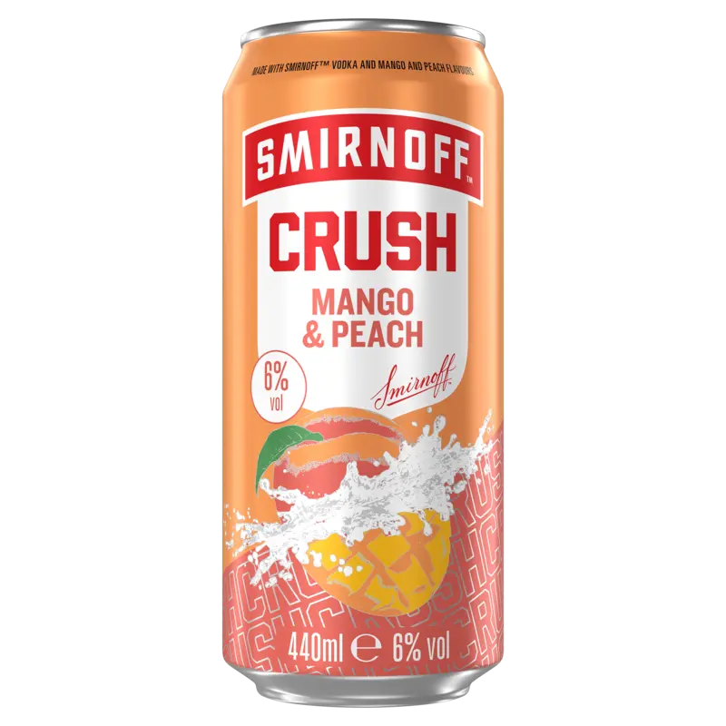 Smirnoff Crush mango & peach