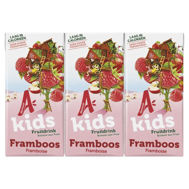 Appelsientje Kids fruitdrink framboos 6-pack