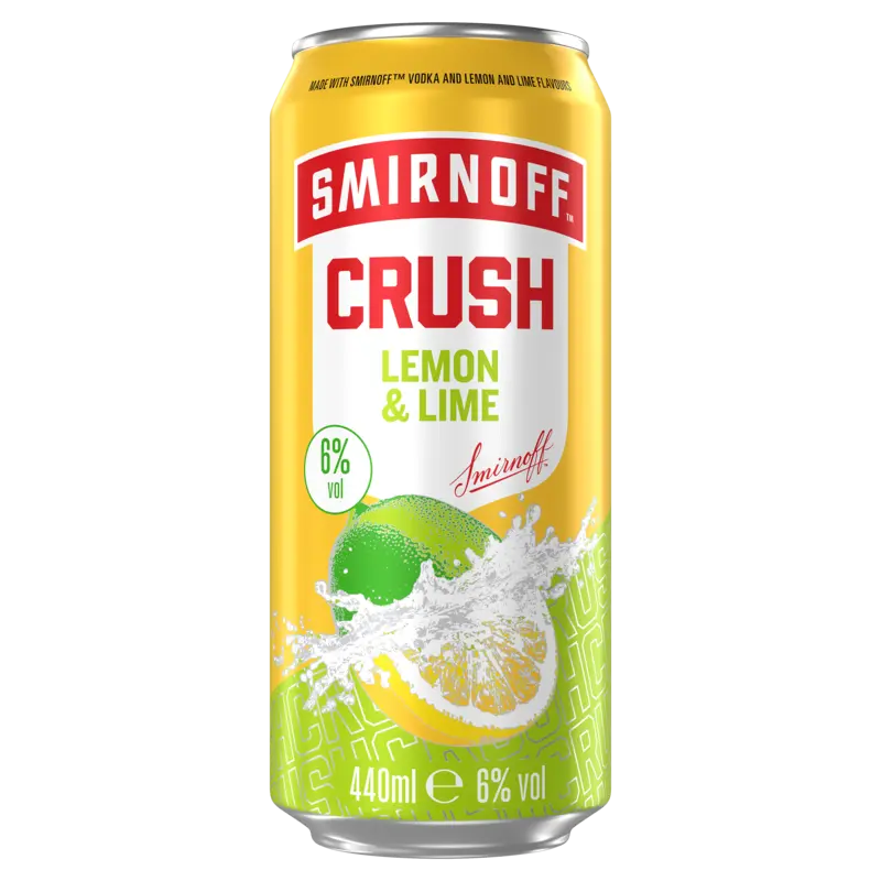 Smirnoff Crush lemon & lime
