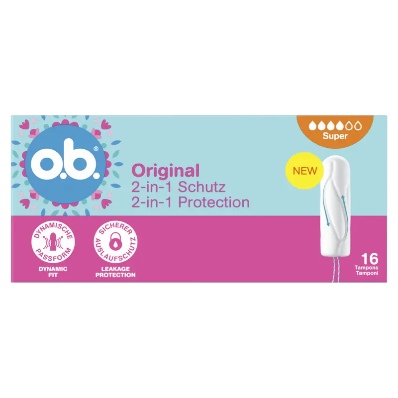 o.b. Original 2-in-1 protection super