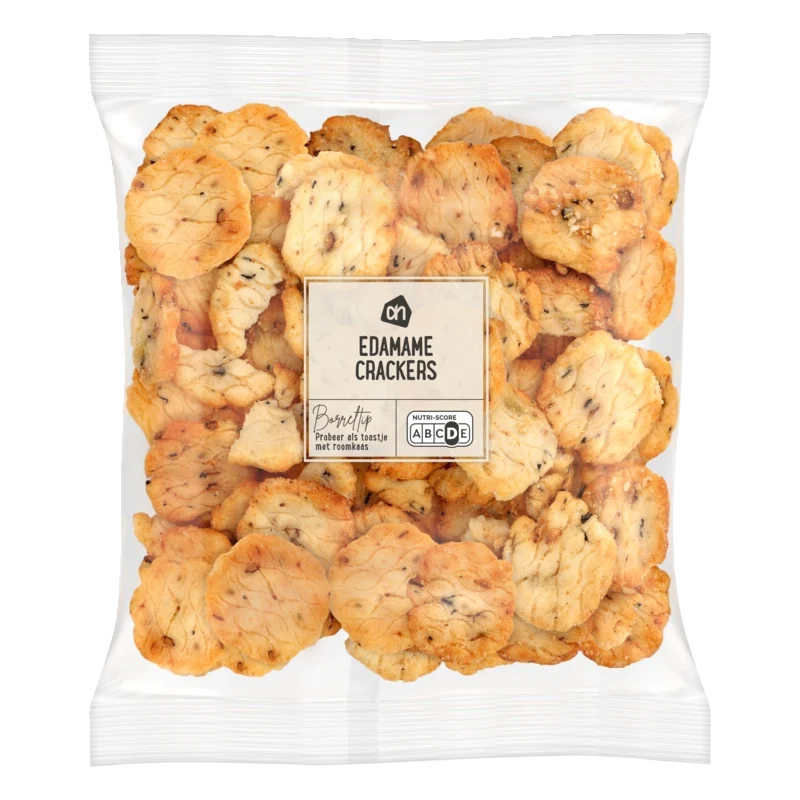 Edamame crackers