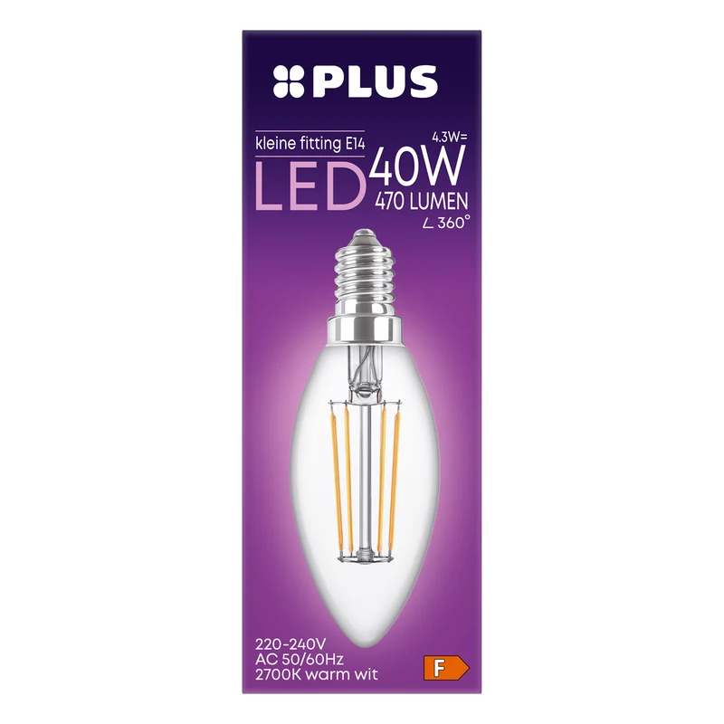 Lamp LED 40W Kaars kleine fit helder