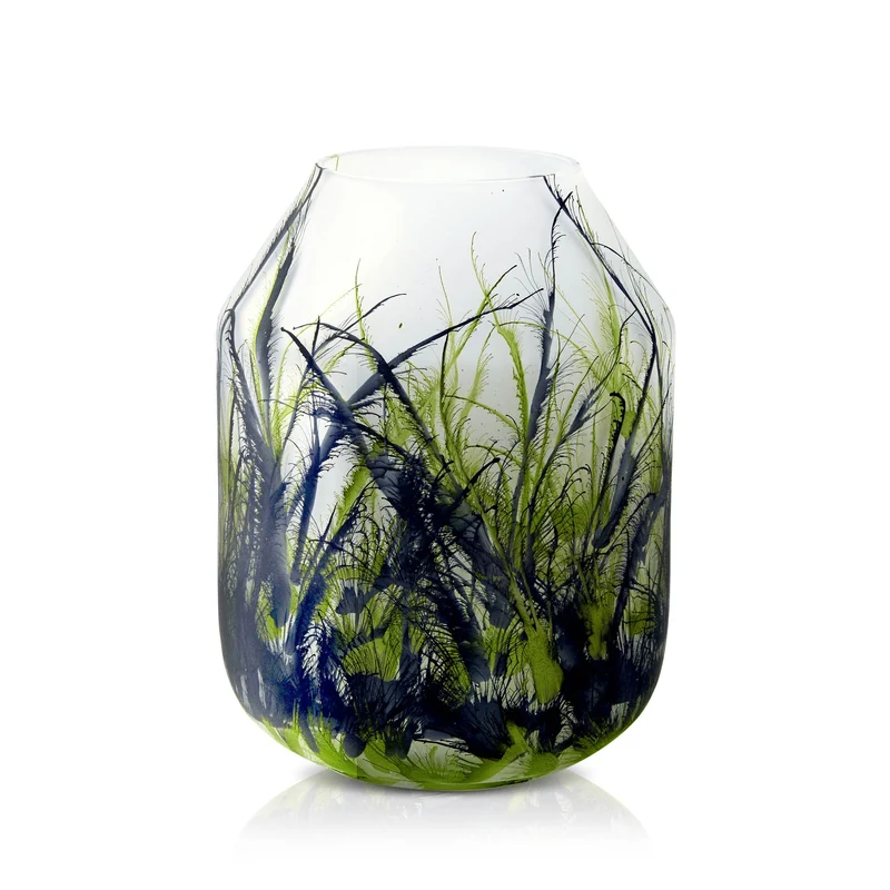 Terroso Vaas Nature - Marmerglas - 34 cm
