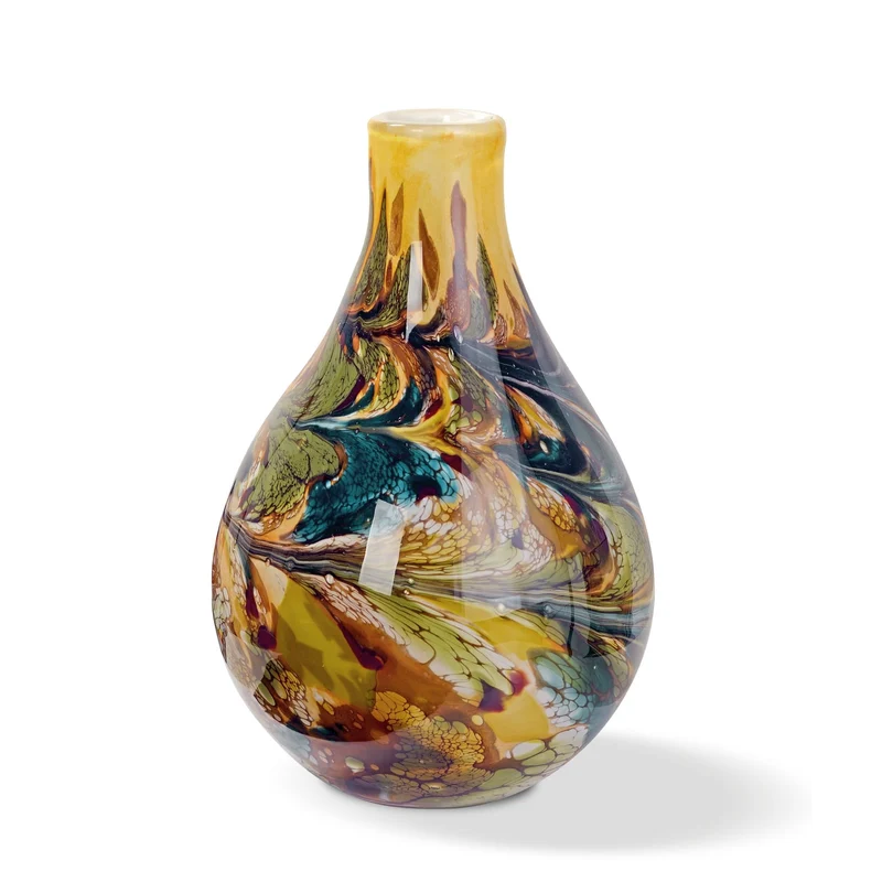 Terroso Vaas Jungle - Handgemaakt Glas - 40 cm