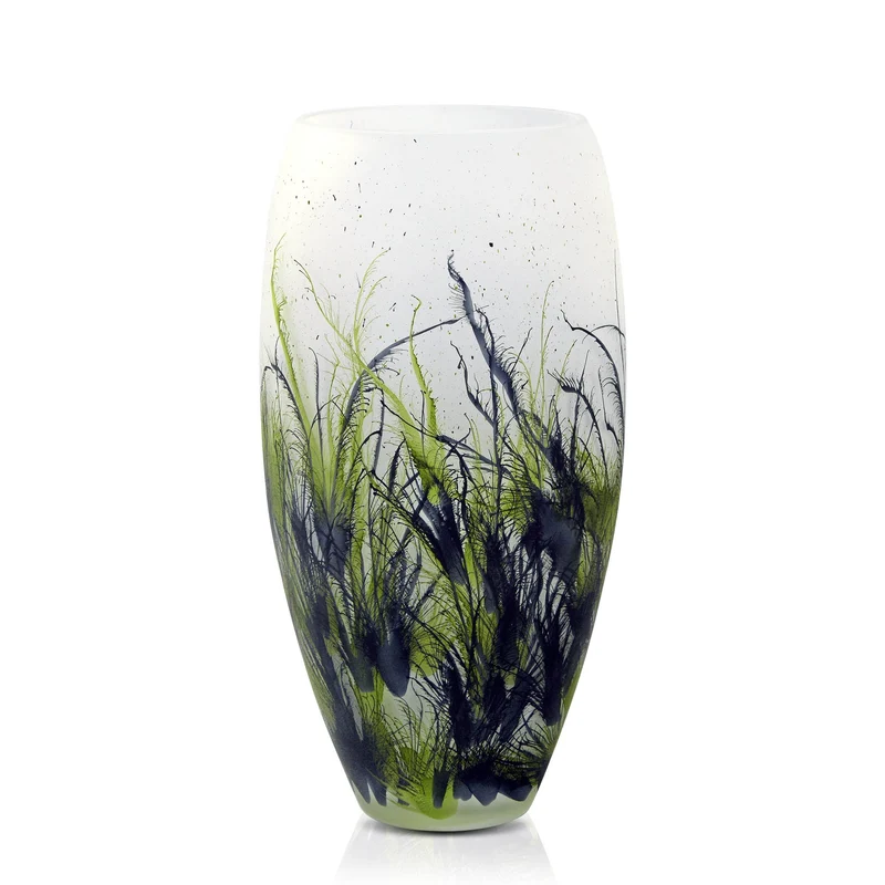 Terroso Vaas Nature - Marmerglas - 38 cm