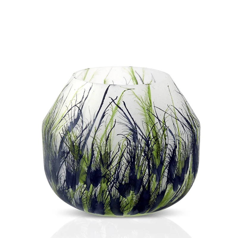 Terroso Vaas Nature - Marmerglas - 22 cm