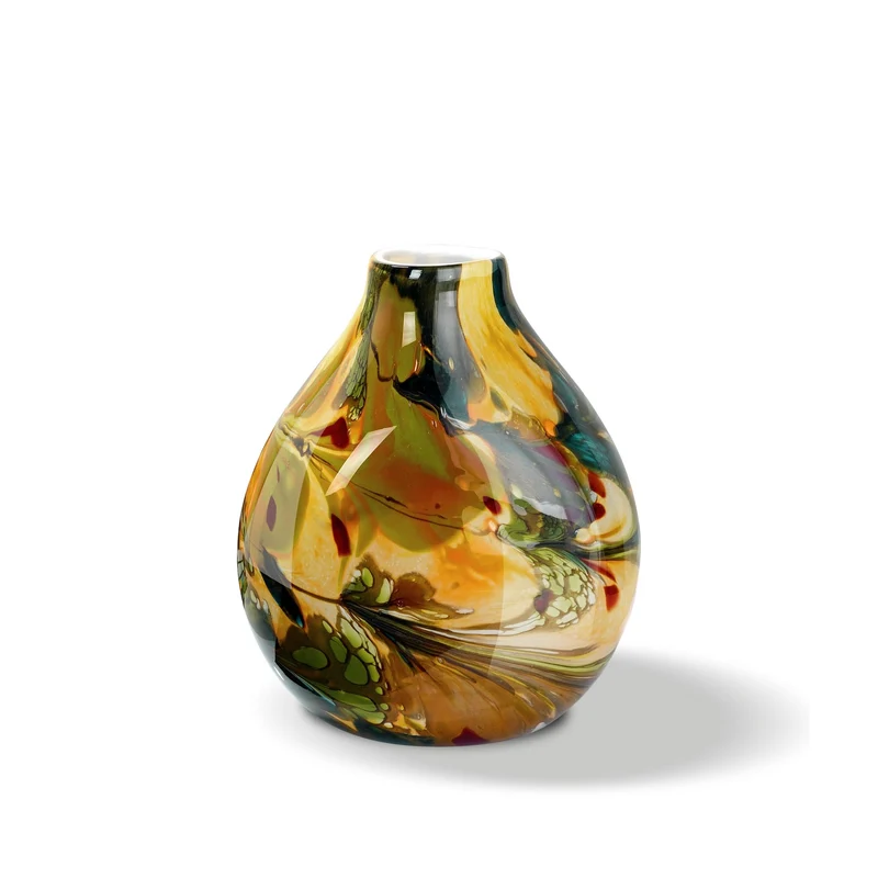 Terroso Vaas Jungle Smal - Handgemaakt Glas - 25 cm