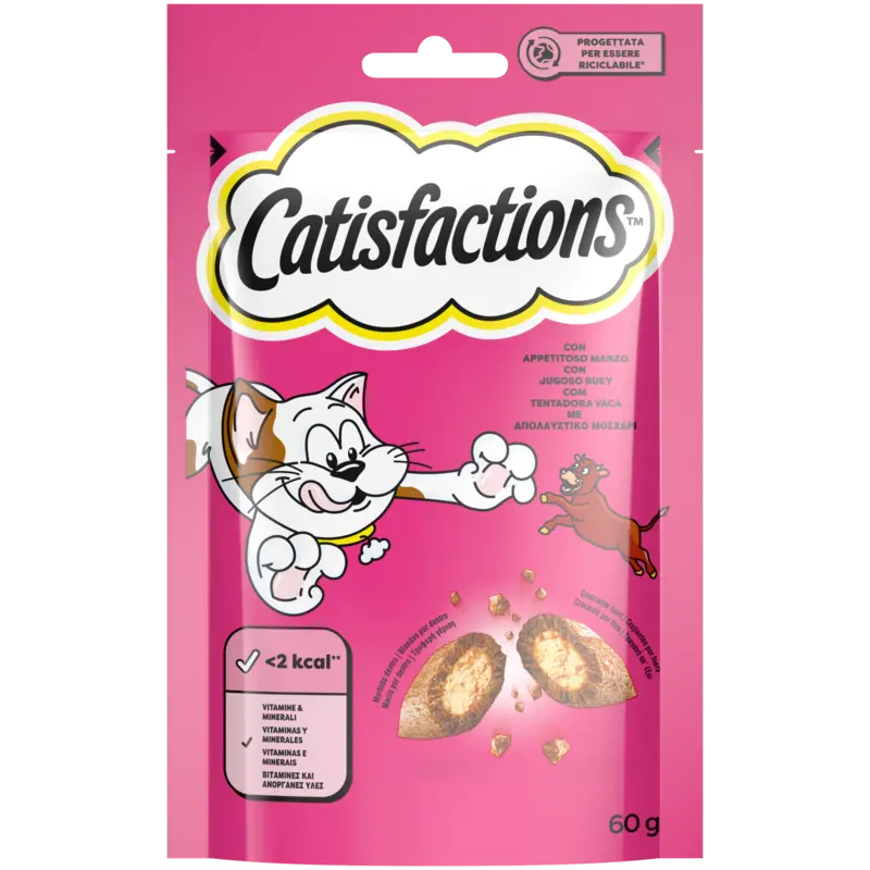 Catisfactions Met verleidelijk rundvlees