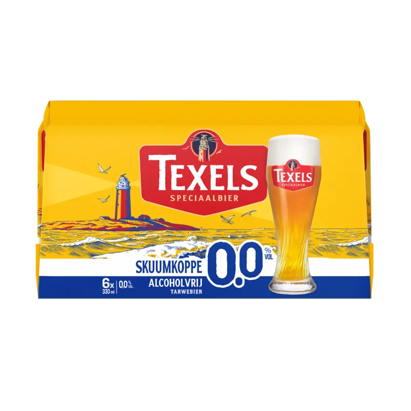 Texels Skuumkoppe alcoholvrij tarwebier 6-pack