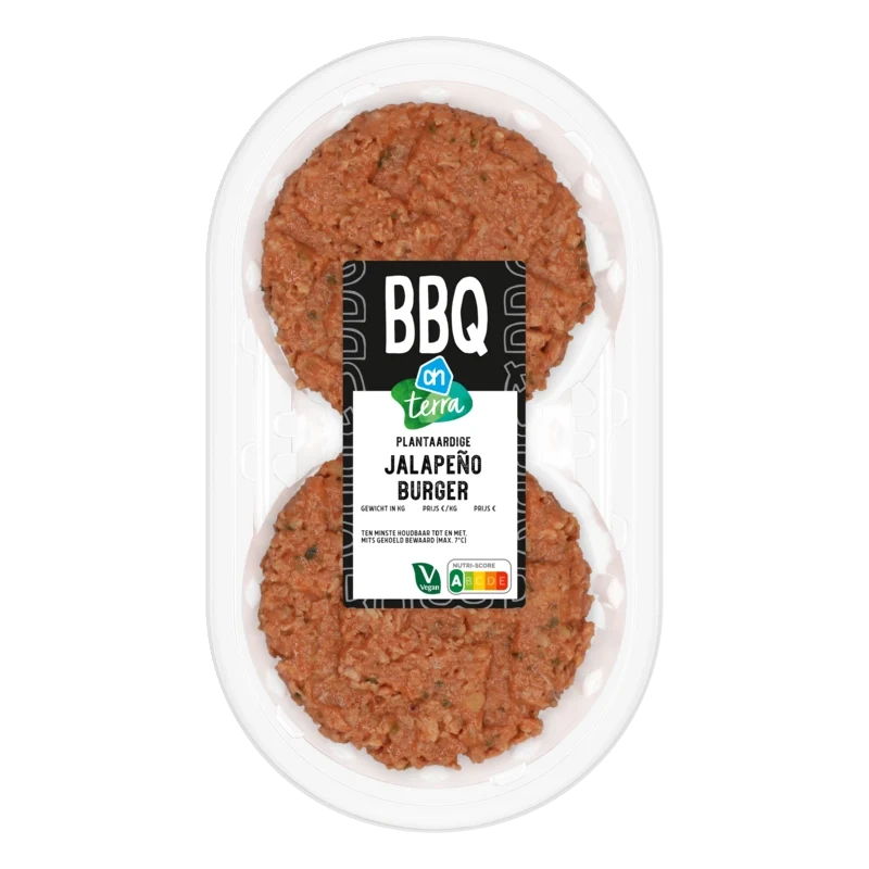 Terra Plantaardige jalapeno burger BBQ