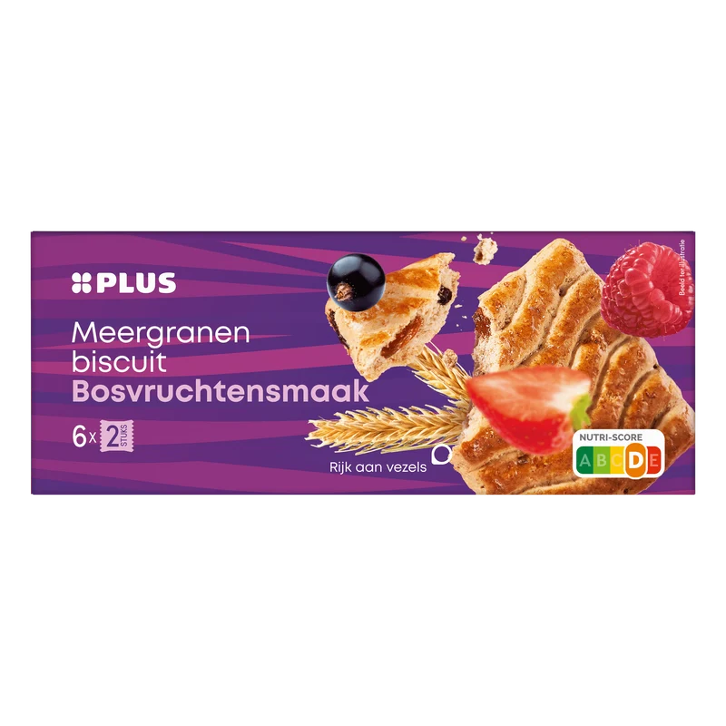 Meergranenbiscuit bosvruchten