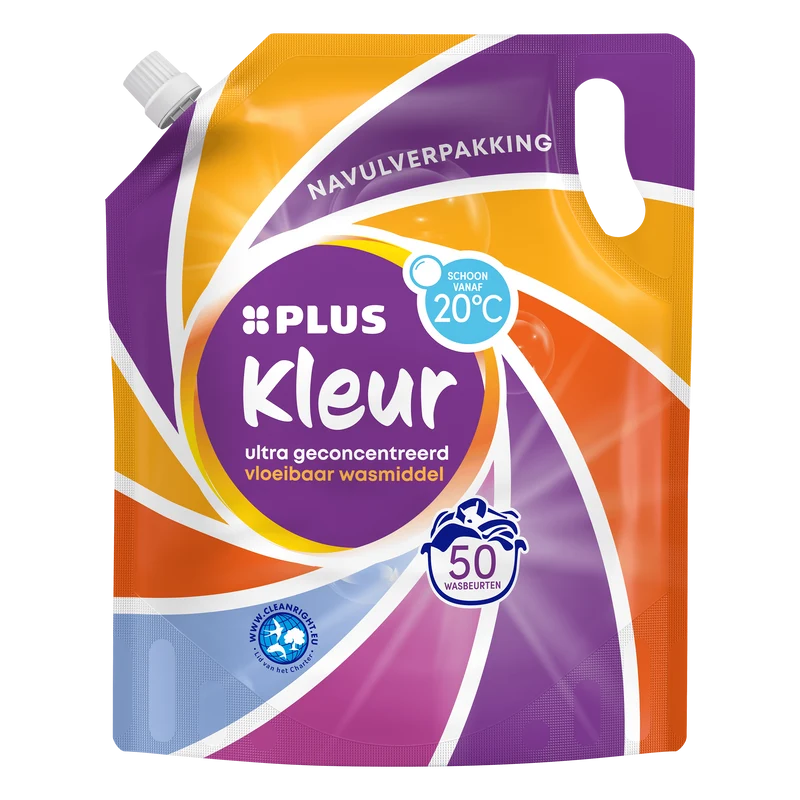 Vloeibaar wasmiddel navulzak kleur