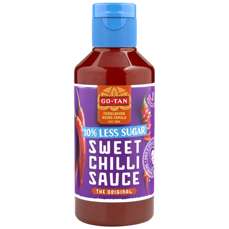 Go-Tan 30% less sugar sweet chilli sauce