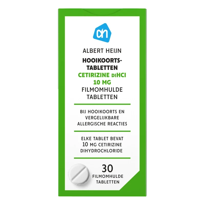Hooikoortstabletten cetirizine 10mg