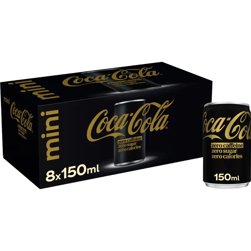 Coca-Cola Zero caffeine zero sugar mini 8-pack