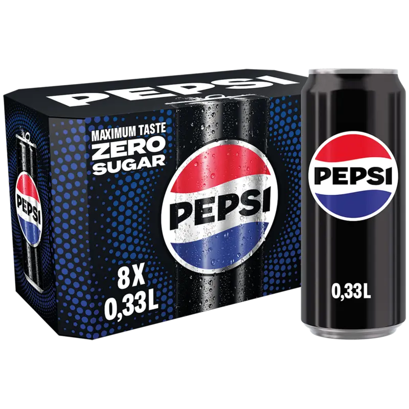 Pepsi Zero sugar 8-pack