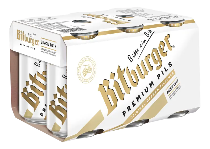 Bitburger Premium pils 6-pack