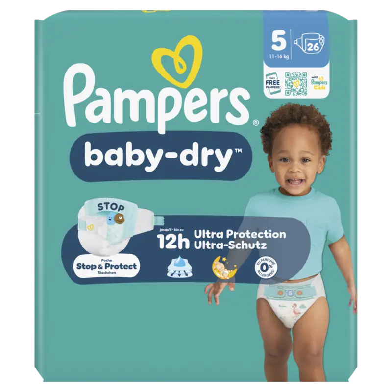 Pampers Baby-dry luiers maat 5