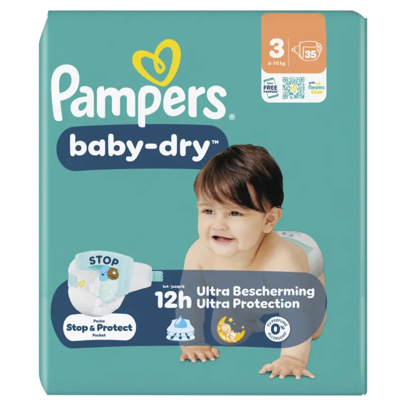 Pampers Baby-dry luiers maat 3