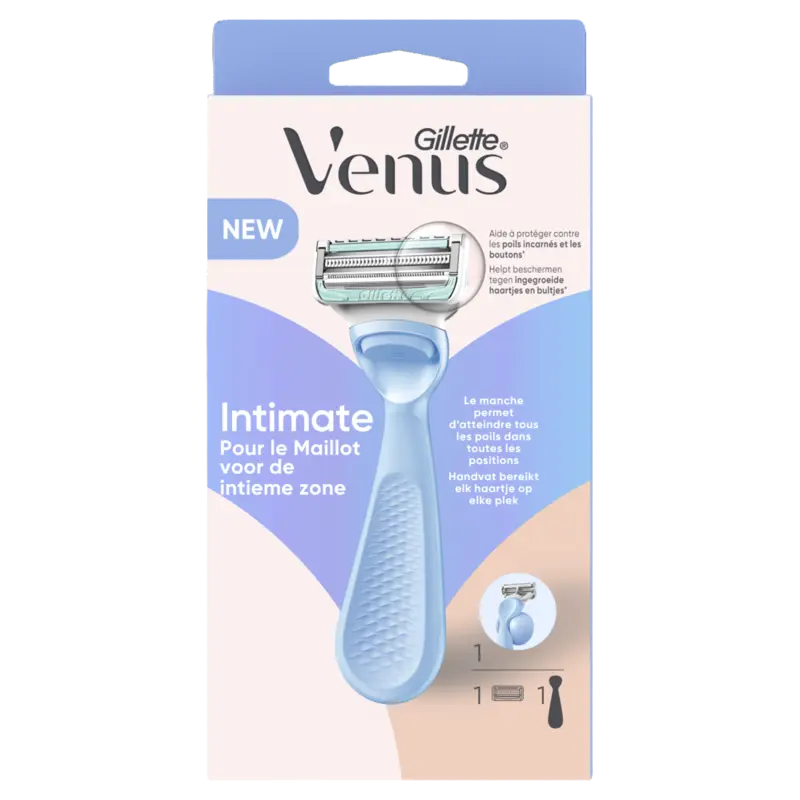 Gillette Venus Intimate scheermes + navulmesje