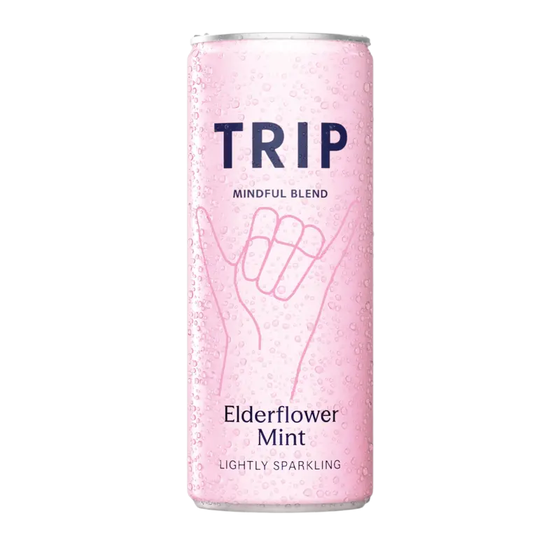 TRIP Mindful blends elderflower mint