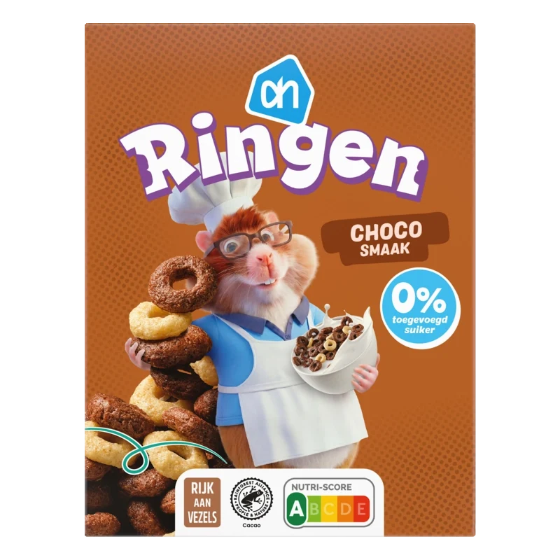 Chocosmaak ringen 0% toegevoegd suiker