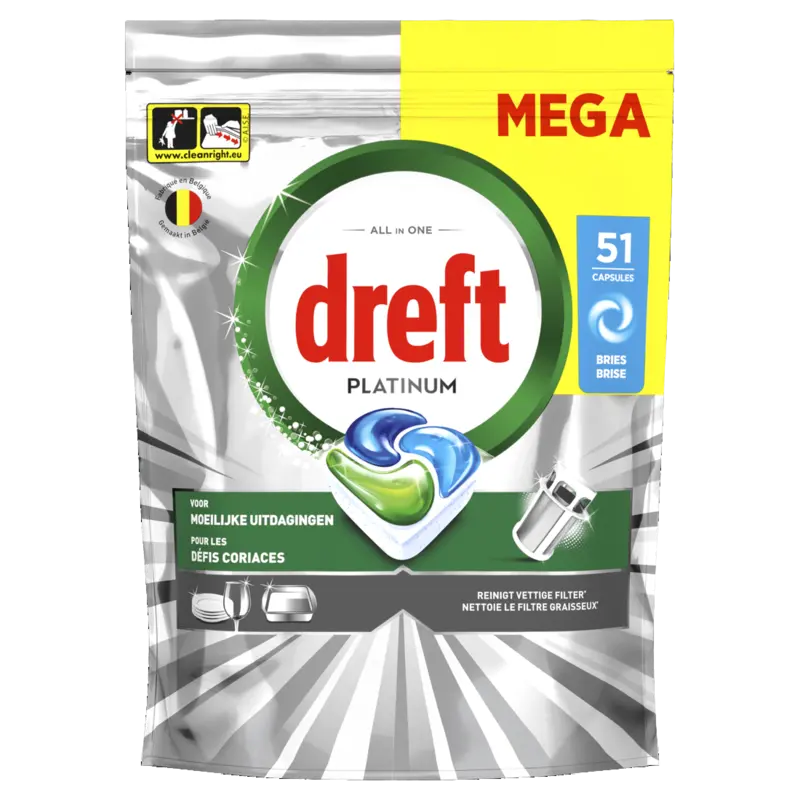 Dreft Platinum vaatwastabletten original
