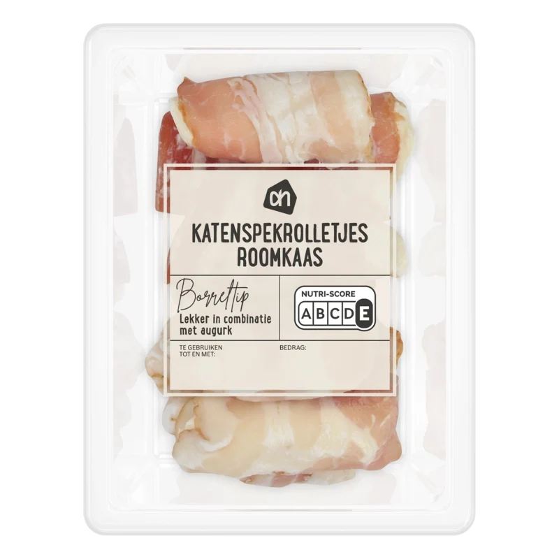 Katenspekrolletjes roomkaas