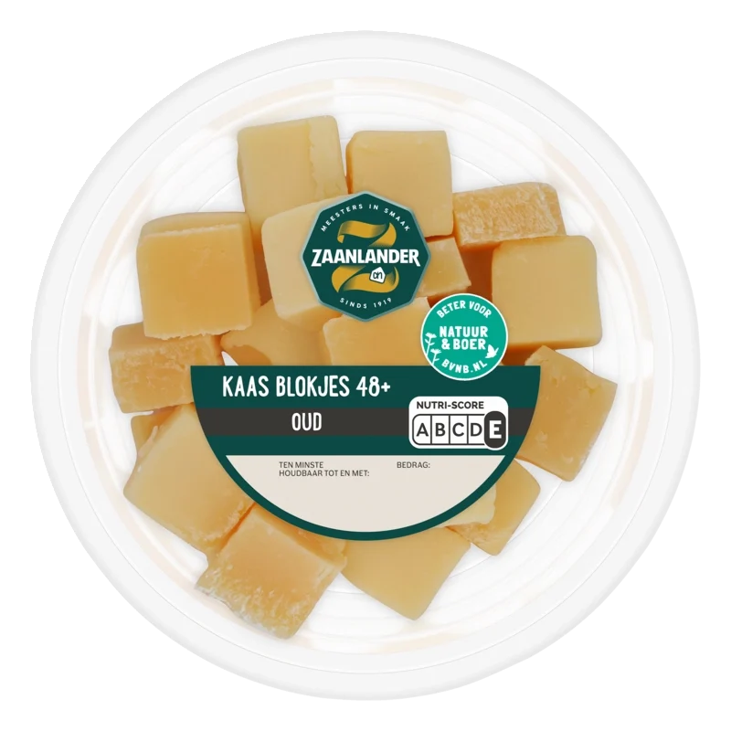 Zaanlander Kaasblokjes oud 48+