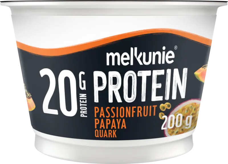 Melkunie Protein kwark passionfruit papaya