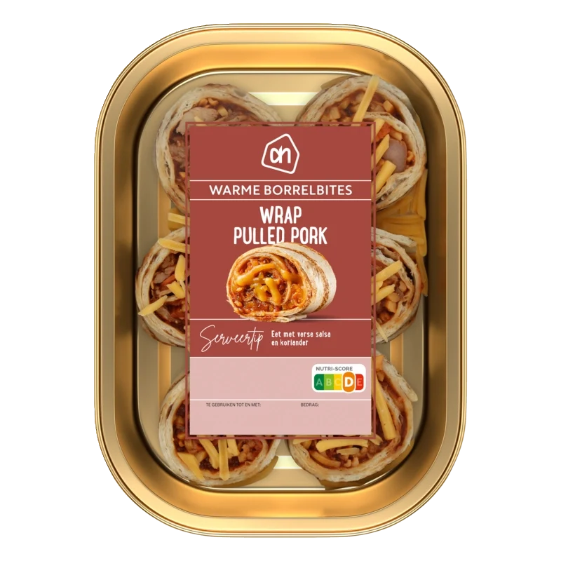 Wrap pulled pork