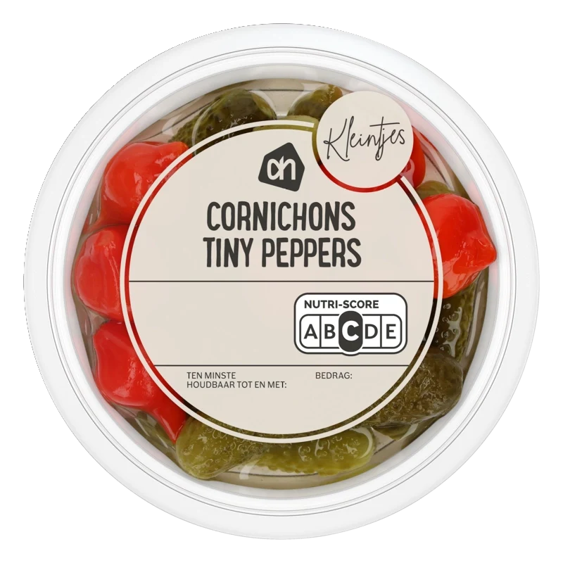 Kleintje cornichons tiny peppers