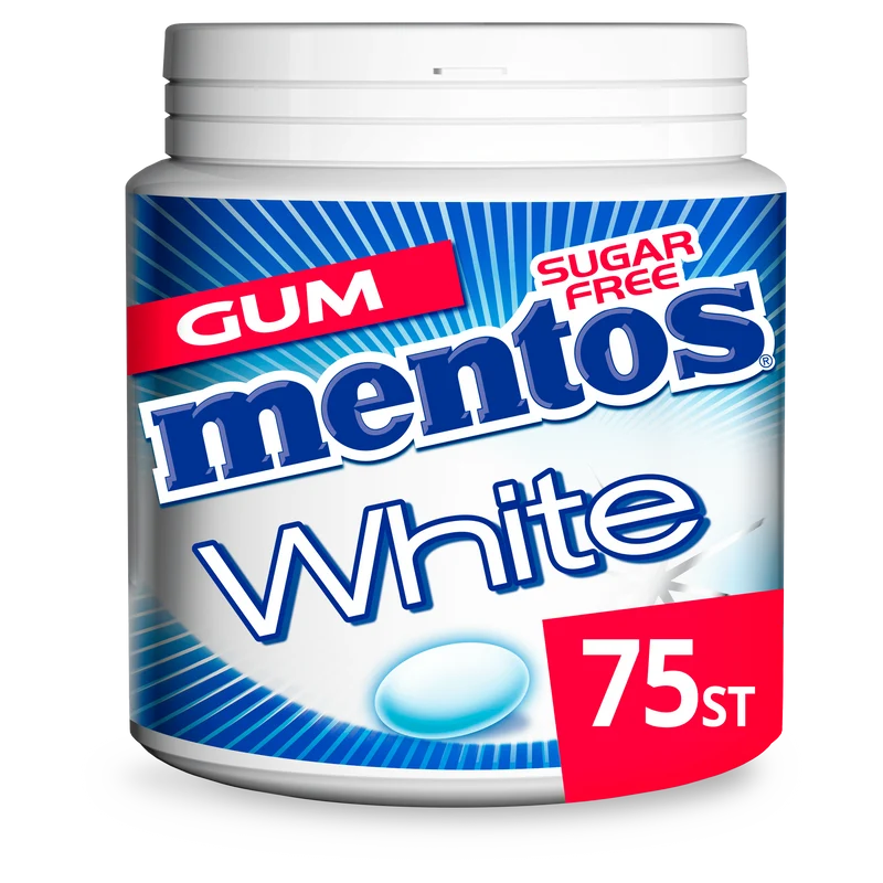 Mentos Gum white cool mint