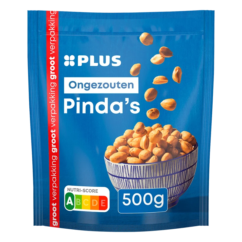 Pinda's ongezouten 500 gram