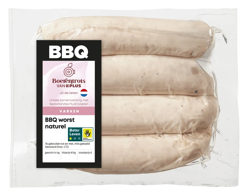 Boerentrots BBQ worst naturel