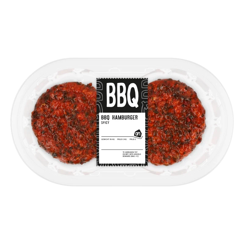 BBQ hamburger spicy