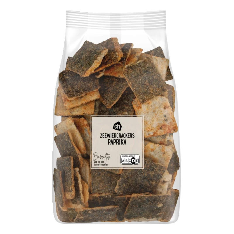 Zeewiercrackers paprika