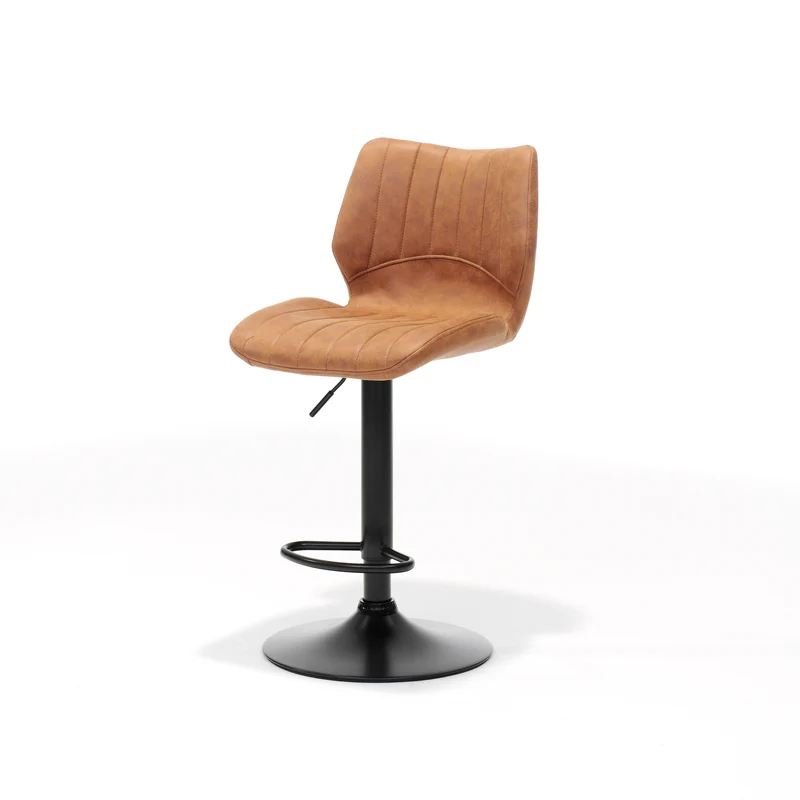 Barkruk Bobby - Stof Cognac