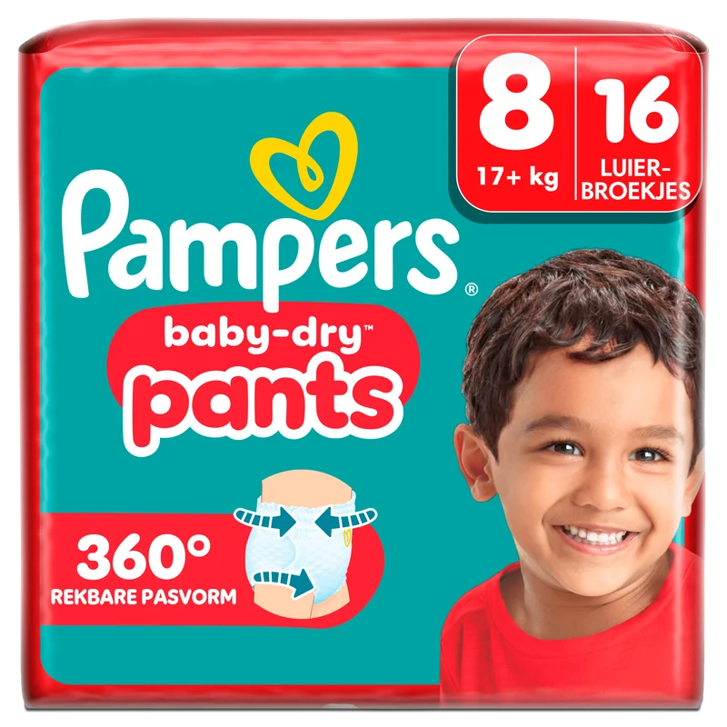 Pampers Baby-Dry pants maat 8