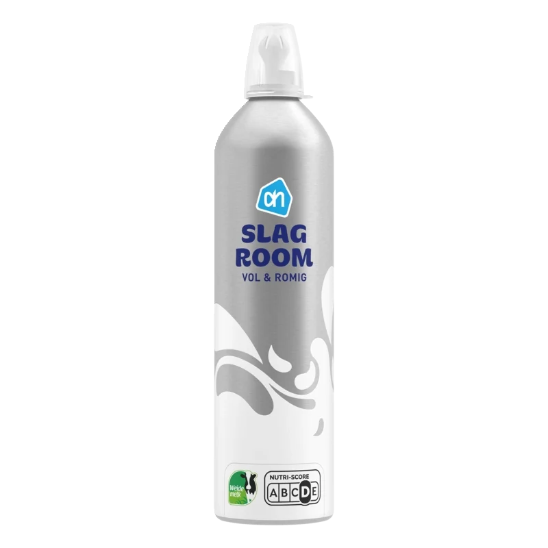Slagroom vol & romig