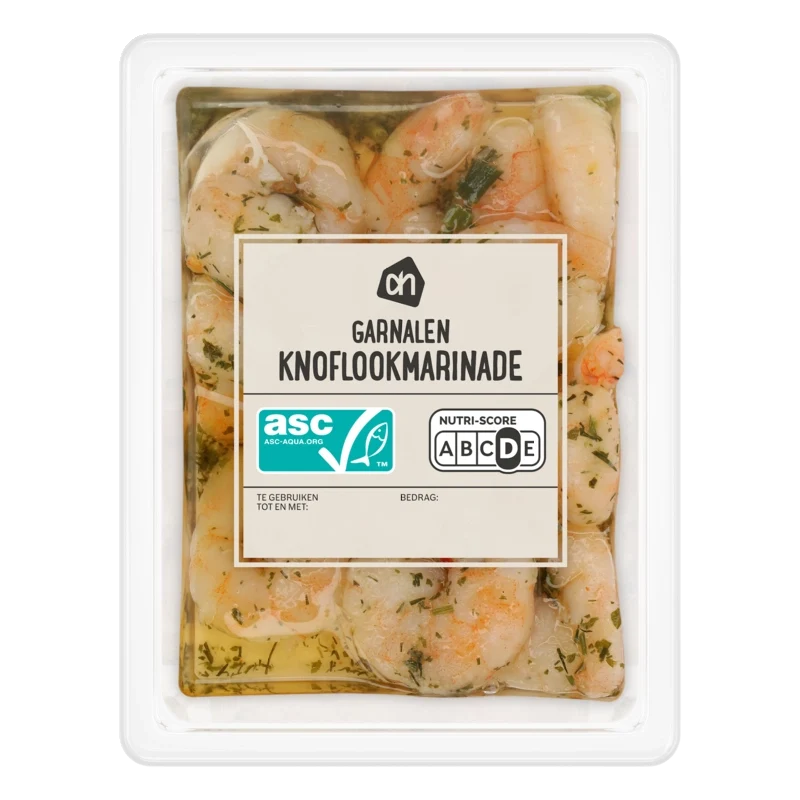 Garnalen knoflookmarinade