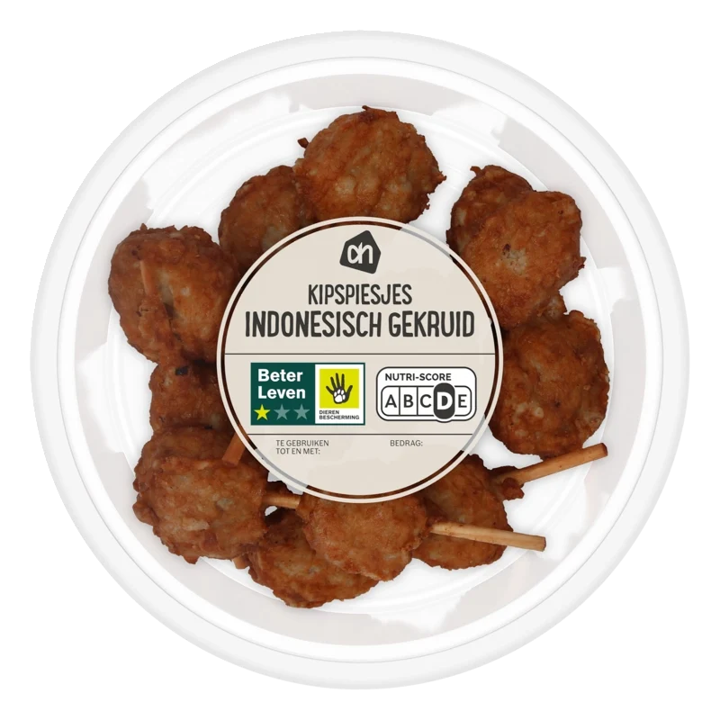 Kipspiesjes Indonesisch gekruid