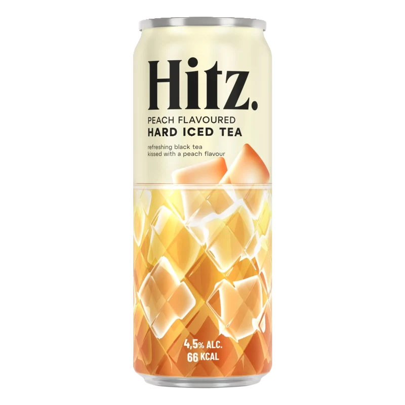 Hitz Hard iced tea peach flavoured
