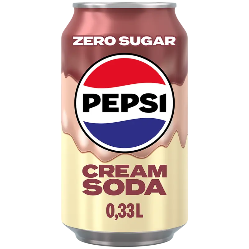 Pepsi Cream soda zero sugar